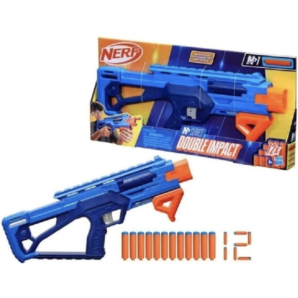 Nerf N Series Double Impact Blaster – Includes 12 N1 Darts – New in Box - Picture 4 of 6